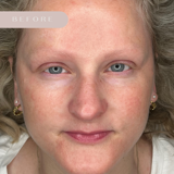 Hairstroke permanente make-up voor een tijdloze wenkbrauwvorm in Sneek - Before foto